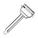 Homasy Stainless Steel Vegetable Peeler Premium Ultra Sharp Julienne Peeler with Cleaning Brush and Blade Guard
