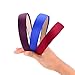BBTO 8 Pieces Satin Headbands, 1 Inch Wide Hair Band Ribbon Headbands for Women Girl, 8 Colors