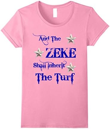Womens Funny Dallas Sports Football Concert Zeke T-Shirt XL Pink