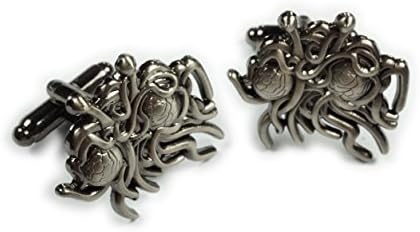 Flying Spaghetti Monster FSM Sculpted Cufflinks Cuff Links Set Pair