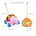 Holy Stone Cartoon Ladybug RC Car with Music and Lights Electric Radio Control Toy for Baby Toddlers Kids Children