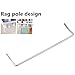 FociPow Pot Rack Kitchen Organizer, Medium, Silver