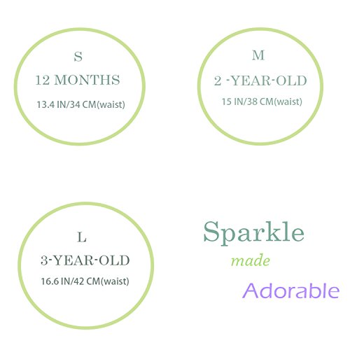 Cilucu Baby Girls Shorts Toddler Sequin Shorts Sparkles on Both Sides Gold 2T