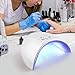 36W UV Light Nail Lamp, Portable 12 LED Nail Curing Lamp Nail Dryer, Nail Art Tools with 60s/120s Timer Setting for All Manicure Gel Nail Polish, Fingernail & Toenail Gel