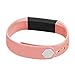 FIT-FIRE Fitness Tracker, Super-thin Activity Tracker Wearable Smart Bracelet (Pink)