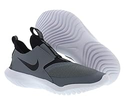 Nike Flex Runner (Big Kid) Cool Grey/Black/White