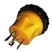 Parkworld 692101 Shore Power Adapter Generator 30A L5-30P Male to Marine 50A SS2-50R Female with Locking Ring
