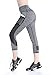EAST HONG Womens Mesh Capri Workout Yoga Pants Running Tights Active Leggings