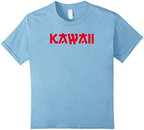 Kids Cute Kawaii Japanese Pop Culture T-Shirt for Anime Fans 6 Baby Blue