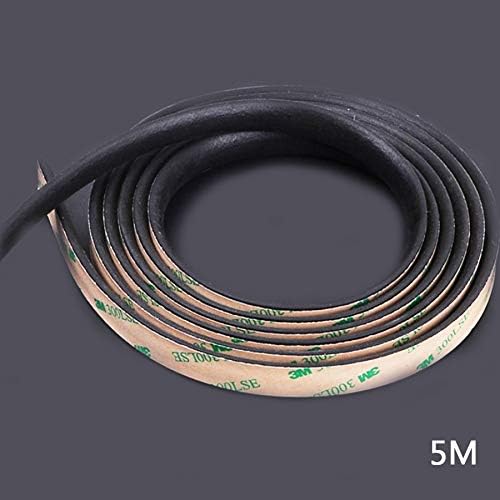 Dunnomart 5Meter Car Window Sealant Rubber Sunroof Triangular Window Sealed Strips Seal Trim for Auto Vehicle Front Rear Windshield