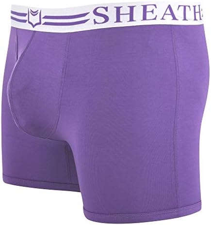Sheath 4.0 Men's Dual Pouch Boxer Brief Underwear with Easy Access Fly