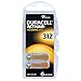 Duracell Hearing Aid Batteries Size 312 pack 60 batteries primary
