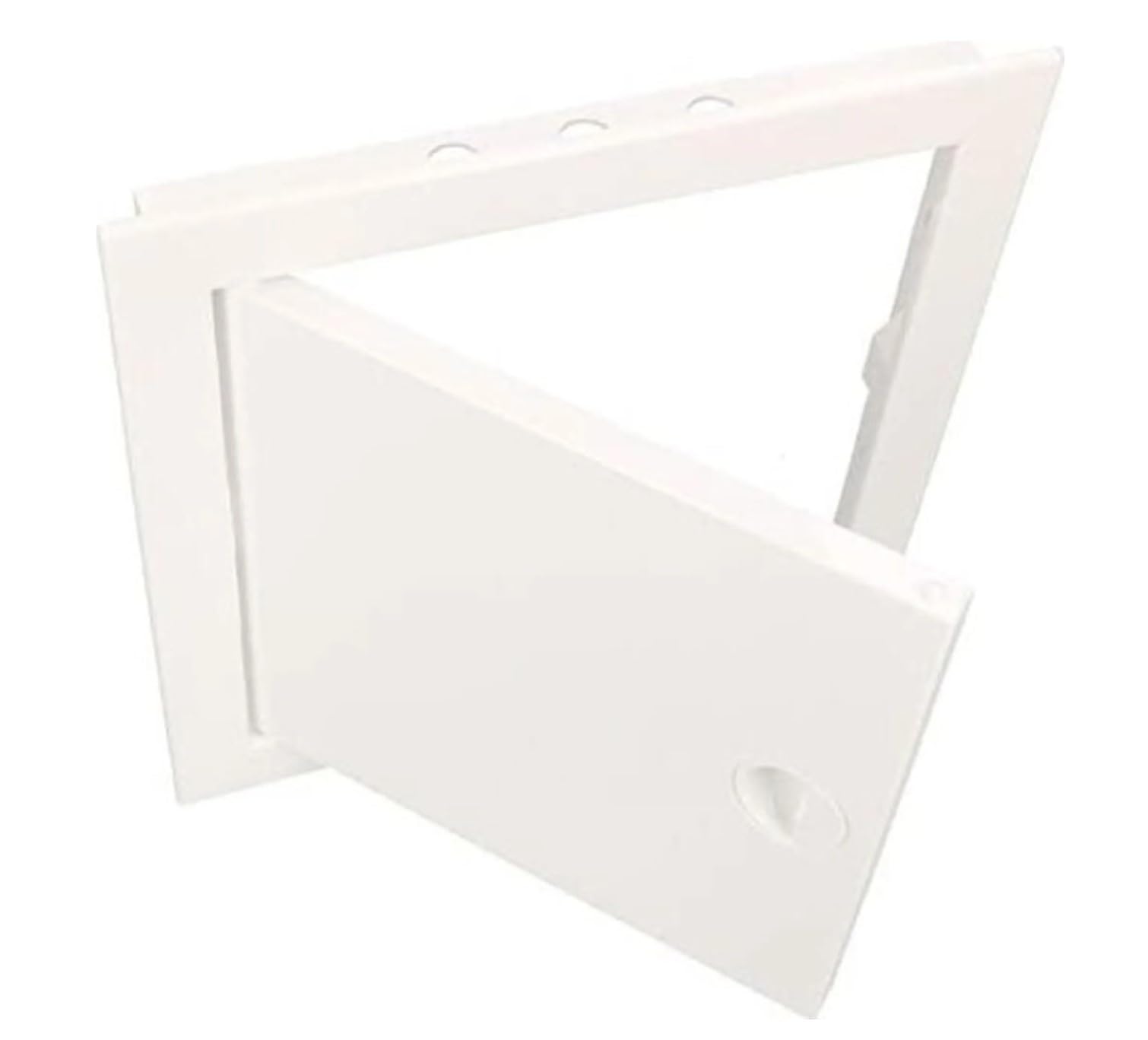 KOTARBAU - Access Panel - 200 mm x 300 mm - ABS Plastic - Inspection Door - White - Maintenance Hatch - Snap Closure - Sturdy Opening - Universal