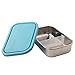 U-Konserve - Divided Rectangle, Stainless Steel with Removable Dividers, Multiple Containers in One, Ideal for Lunches, Picnics and Travel, Dishwasher Safe (Sky)