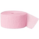 250ft Light Pink Crepe Paper Streamers