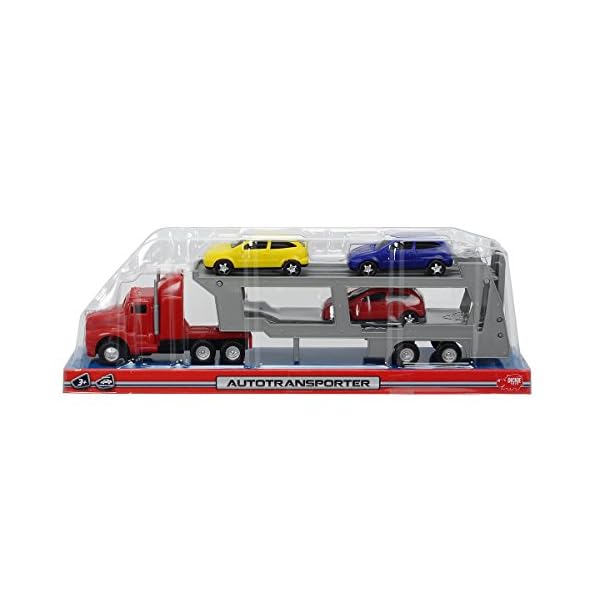 Dickie Toys 203746000 - Autotransporter, LKW-Autotransporter, 32 cm – Bild 4