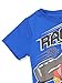 Disney Cars 3 Boys Short Sleeve Tee (4T, Win Blue)