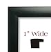 Craig Frames 1WB3BK 24 by 24-Inch Picture Frame, Smooth Wrap Finish, 1-Inch Wide, Black