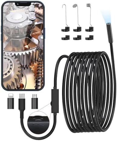 Cable Snake Camera سعر YTOOK Endoscope Camera with Light for Car, 5m Waterproof Borescope ...