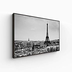 Canvas Wall Art for Living Room, Bedroom Black and White Construction Framed Canvas Prints for Home Decoration Ready to Hang - 16x24 inches