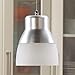 It's Exciting Lighting Glass Light-Silver Chrome Pendant, Original Nickel