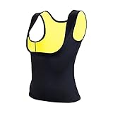 MISS MOLY Sport Neoprene Waist Trainer Cincher Body Shaper Tummy Control Vest Bodysuit Weight Loss Black M