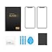 Eakase iPhone X Screen Protector, 2 Pack Tempered Glass with Soft Frame 3D Full Coverage Anti-Scratch HD Clear Screen Protector Film for Apple iPhone 10 5.8'' - Black