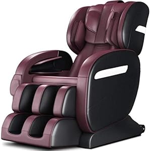 CSPFAIZA Multifunction Massage Chair, Intelligent Recliner, Zero Gravity, Whole Body Kneading, Heat System, Low Noise – Infrared – Stretching – Massage – Brown