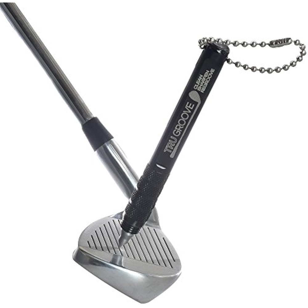 BLACK Golf Club Groove Tool By VersaGolf Clean, Sharpen, Regroove