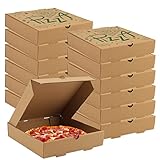 15 Pcs Pizza Boxes, 7.3 x 7.3 x 1.6" Kraft