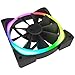 NZXT AER RGB 2-120mm - HF-2812C-D1 - Advanced Lighting Customizations - Winglet Tips - Fluid Dynamic Bearing - LED RGB PWM Fan for NZXT RGB - Twin (Lighting Controller REQUIRED & NOT INCLUDED)
