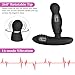 Vibrating Butt Plug Rotating Anal Sex Toys 16-Mode Rechargeable Prostate Massager Vibrators with Remote Control and Rotation and Heating Function for Men and Women