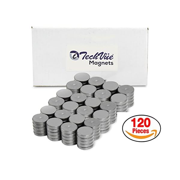 120pcs Premium Ceramic Magnets 18mm x 5mm Round Disc Craft Magnets Powerful [Strong - Grade11] Refrigerator magnets, Craft Magnets, Ferrite Magnets, Bulk Magnets for Crafts, Science & hobbies
