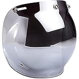 Smoke Tint Bubble Shield for 3-Snap Motorcycle