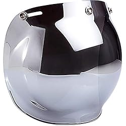 Smoke Tint Bubble Shield for 3-Snap Motorcycle