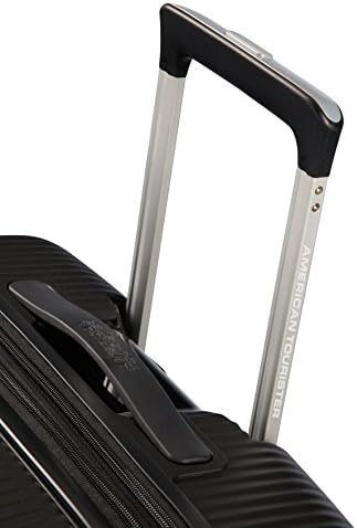Soundbox - Valise Spinner S Extensible Bagage Cabine, 55 cm, 35.5/41 L, Noir (Bass Black)