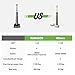 Sonic Electric Toothbrush, USB Rechargeable Toothbrush, Adult Electric Toothbrush With Holder and 2 Replacement Heads, (4 Modes with Automatic Timer, IPX7 Waterproof, Fast Charging), Black