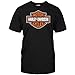 Harley-Davidson Military - Bar & Shield Orange on Black T-Shirt - Overseas Tour | Salutes Our Veterans