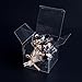MOWO Clear Plastic Box 3x3x3 inch for Gift Candy Treat Cupcake Transparent Packing Box Party Favors 50pc