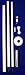 Annin 20 Foot White Gel-Coat Villager Fiberglass Pole