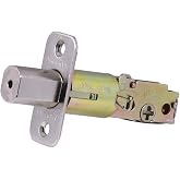 Design House Pro Series Deadbolt Latch, Satin Nickel | 2-Way Adjustable, Adjustable, Surface, Classic, Zinc, Hardware, 790634