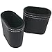 Hand-Made Dice Cups [Set of 2] with Faux Leather Exterior and Green Felt Inside | Narrow Shape Makes It Fit Inside Many Board Games Such As Backgammon