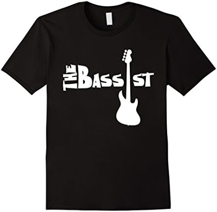 Mens The Bassist Music T-Shirt Cool Tee Medium Black