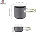 AOTU Upgrade Aluminum Material Camping Cookware Set Camping Stove Outdoor Cooking Mess Kit Pots Pans Camp Kettle Portable for Outdoor Camping Hiking and Picnicthumb 1