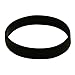 Vitalite LVNRIDS 100pcs/set Plain Silicone Wristbands Blank Rubber Bracelets for Adult Black