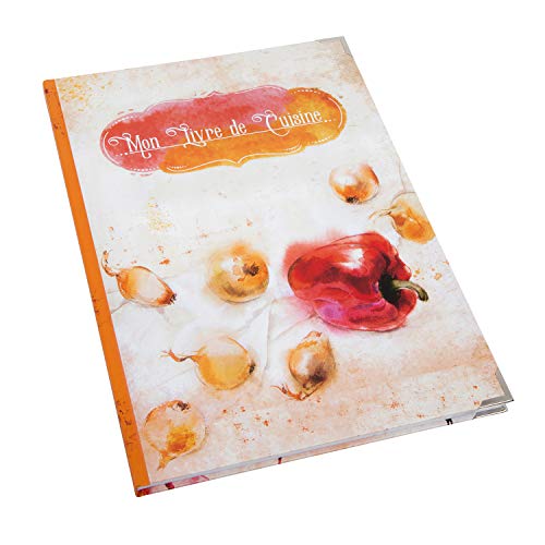 Logbuch-Verlag DIY Recipe Book for Writing Yourself MON LIVRE DE CUISINE DIN A4 French Title – for Your Own Recipes Kitchen France