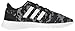 adidas NEO Women's Cloudfoam Qt Racer w Running Shoe, Black/White/Black, 9 M US
