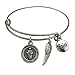 My Shape Saint Jude Thaddeus Pray for Us Charm Bracelet Stainless Steel Adjustable Wire Bangle Jesus Medal Jewelry
