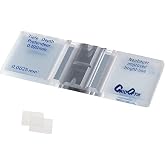 Cell Counting Chamber，Hemocytometer Neubauer Improved Blood Counting Chamber with Bright Line and 2 pcs Coverslips