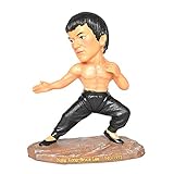 Bruce Lee Statue Resin Handicraft Sculpture Famous Chinese Martial Artist Miniature Models Souvenirs Collectibles Home Decorations,S